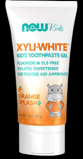 NOW Xyliwhite Kids Toothpaste Gel Orange 85gm - Fluoride & SLS Free