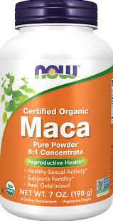 NOW Maca Pure Powder 6:1 Concentrate Organic 198gm in Kenya