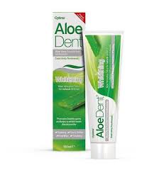 Optima Aloe Vera Toothpaste - Whitening: Natural Brightening with Silica, Vitamin K & Tea Tree Oil in Kenya