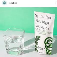 Tiwani Spirulina Moringa Capsules 100's: Ultimate Green Superfood Combination in Kenya