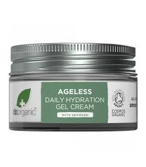 DR ORGANIC AgeLess Daily Hydrating Gel Cream with Seaweed 50ml (NEW): Kenya’s Lightweight Anti-Aging Defense